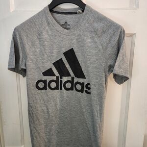 Adidas Men's Gray Short Sleeve Tee